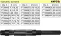 Produktbild: YATO Einstellbare Reibahle 33,50-38,00mm HSS YT-28965