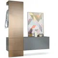 Produktbild: Vladon Garderobe, Bronze, Holzwerkstoff, 156.5x193x35 cm, Garderobe, Garderoben-Sets & Serien, Garderoben-Sets
