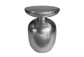 Produktbild: riess-ambiente Beistelltisch ORIENT 50cm silber (Einzelartikel, 1-St), Hammerschlag Design · Metall · Handarbeit · orientalischer Stil