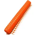 Produktbild: 50 x 1m Sicherheitszaun Warnzaun Orange, Absperrzaun Fangzaun Bauzaun Schutzzaun