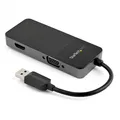 Produktbild: StarTech.com USB 3.0 auf HDMI und VGA Adapter - 4K/1080p USB Typ-A Dual Monitor Multiport Konverter