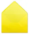 Produktbild: 50 DIN C5 Briefumschläge Gelb - 16,2 x 22,7 cm - 100 g/m² Nassklebung spitze Klappe - aus der Serie COLOURS-4-YOU Glüxx-Agent