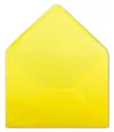Produktbild: 50 DIN C5 Briefumschläge Gelb - 162 x 227 cm - 100 g/m² Nassklebung spitze Kl...