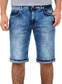Produktbild: ESRA Kurze Hosen Herren Sommer Jeans Shorts Herren 3/4 Hose Shorts Herren A363