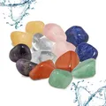 Produktbild: Große Wasserstein-Mischung | 100% natürliche Trommelsteine | Heilsteine Set mit den 7 beliebtesten Chakra Steinen | 300g Edelsteine für Trinkwasser | Premium Wassersteine zur Wasseraufbereitung (300g)