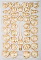 Produktbild: 39 TLG. Glas-Weihnachtskugeln Set in Ice Champagner Gold Komet- Christbaumkugeln - Weihnachtsschmuck-Christbaumschmuck