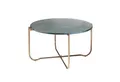 Produktbild: riess-ambiente Couchtisch NOBLE Ø65cm grün / gold (Einzelartikel, 1-St), Wohnzimmer · rund · abnehmbare Marmor-Tischplatte · Metall · handmade