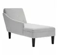 Produktbild: vidaXL Chaiselongue Chaiselongue mit Kissen und Rechter Armlehne Wolkengrau Stoff, 1 Teile