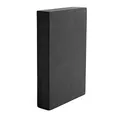 Produktbild: Schulterstandplatte Asana Block (Platte) schwarz, Yoga Zubehör, Hilfsmittel für Schulterstand, 305 x 205 x 50 mm