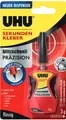 Produktbild: UHU Sekundenkleber blitzschnell Präzision 3g Flüssigkleber Tube exakt dosierbar