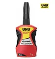Produktbild: UHU Sekundenkleber  blitzschnell PRÄZISION flüssig 3 g farblos präzise schnell !