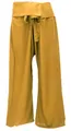 Produktbild: GURU SHOP Fischerhose aus Viskose, Fisherman Pants, Wickelhose, Yogahose - Curry, Herren/Damen