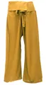 Produktbild: Thai Fischerhose aus Viskose, Fisherman Pants, Wickelhose, Yogahose - curry