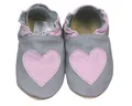 Produktbild: HOBEA-Germany Krabbelschuhe Herz rosa 18/19 (6 - 12 Monate) Krabbelsohle Krabbelschuh handgefertigt in der EU