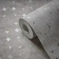 Produktbild: EUR 3,75/qm / Tapete AS Creation Living Walls 39656-3 geometrisch beige silber