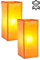 Produktbild: Marrakesch Orient & Mediterran Interior Nachttischlampe 2er Set Nachttischlampe Tischlampe Lampe Janka orange, 2er SET, Handarbeit