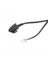 Produktbild: S-Impuls Telefonkabel TAE-F S bis RJ-45 M 2 m flach Schwarz (TC-70002-2)