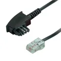 Produktbild: 2m Telefon Kabel DSL Kabel TAE F Stecker auf RJ45 Stecker DSL VDSL Router Kabel