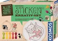 Produktbild: Kosmos 604691 AllesKönnerKiste Sticken Kreativ-Set, Sticken für Kinder ab 8 Jahren und Anfänger, schöne Stickbilder für Kinder, Geschenk für Mädchen und Jungen, kreatives Bastelset