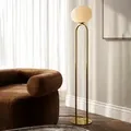 Produktbild: Stehleuchte DFTP by Nordlux, Shapes, Gold / Messing, für Wohnzimmer, Glas, Design - 135