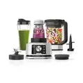Produktbild: Ninja Mixer  2 1 Liter  3-in-1-Gerät  1.200-Watt-Motor  Smart Torque  Auto-iQ-Technologie  Nutri-Becher  silber  CB350EU