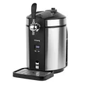 Produktbild: H.Koenig Bierzapfanlage BW1880 - kompatibel mit Allen 5L Universal-Edelstahl-Druckfässern - integrierte Kühlung, Temperatur einstellbar zwischen 2°C und 12°C - 65 W - rutschfeste Füße