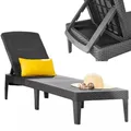 Produktbild: Liege mit verstellbarer Rückenlehne JAIPUR Graphit KETER