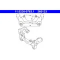 Produktbild: 1x ORIGINAL® Ate Halter, Bremssattel Vorne für VW PASSAT B6 Variant PASSAT B6