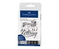 Produktbild: FABER CASTEL ZEICHENTUSCHE PITT ARTIST PEN 8ER ETUI LETTERING STARTER SET NEU OV