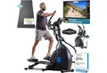 Produktbild: Skandika Crosstrainer CardioCross Carbon Champ mit Matte, Ellipsentrainer für Zuhause, mit 24,5kg Schwungmasse, Magnetbremssystem, Kinomap/App Kompatibel