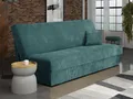 Produktbild: MIRJAN24 Schlafsofa Adela Mini Cord, Couch mit Schlaffunktion und Bettkasten, 3 Sitzer Aufklappbar Sofa (Farbe: Poso 01)