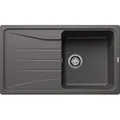 Produktbild: Blanco Sona 5 S Spüle 519672 86x50cm, PuraDur felsgrau, reversibel, ohne Ablauffernbedienung