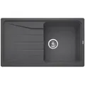 Produktbild: BLANCO SONA 5 S Einbauspüle / SILGRANIT / Felsgrau / reversibel / Stopfen - Grau