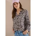 Produktbild: CECIL Longbluse mit Knopfleiste rot XL (44)