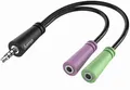 Produktbild: Hama Adapter 200352 3,5mm-Klinken-Adapter auf 3 pol. Female 0,15 Meter B Ware