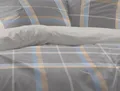 Produktbild: Irisette Sky Mako-Satin Bettwäsche 155x220 Karo Wende grau gelb 8422-11