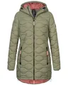 Produktbild: Sublevel Damen Winter Jacke Mantel Parka Steppjacke Steppmantel Wintermantel, Farbe:Olive, Größe:L 40