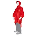 Produktbild: Tatonka Poncho 1 (XS-S) - Wasserdichtes Regencape mit Kapuze und Schnürzug - Inklusive Beutel - Größe XS - S (red)