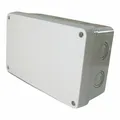 Produktbild: Kabel Abzweigdose Abzweigkasten Aufputz 180x110x70mm IP65 Kabeldose AP Grau