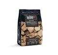 Produktbild: Weber Hickoryholz Chunks (1,5kg Packung) - zum Räuchern von Geflügel, Schwein, Wild & Rind, intensives, leicht süßes Aroma, 100% natürliches Holz (17619)