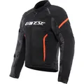Produktbild: Herren Motorrad Jacke 50 - Dainese Air Frame 3 - schwarz-schwarz-fluorot
