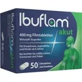 Produktbild: Ibuflam akut 400 mg Filmtabletten 50 St