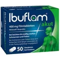 Produktbild: Ibuflam akut: 400 mg Ibuprofen Schmerztabletten