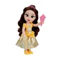 Produktbild: Disney Princess Belle Puppe 35cm, reflektierende Glitzeraugen, bewegliche Gelenk