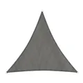 Produktbild: Windhager Sonnensegel Cannes Dreieck 4 x 4 m (gleichschenkelig), Sonnenschutz für Garten & Terrasse, UV- und witterungsbeständig, anthrazit