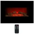 Produktbild: Classic Fire Elektrokamin Classic Fire Memphis Elektrokamin mit Heizung Elektroheizung schwarz
