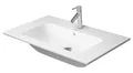 Produktbild: Duravit ME by Starck Möbelwaschtisch, 1 Hahnloch,  Überlauf, mit Hahnlochbank, 830 mm, 23368300001