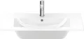 Produktbild: Duravit ME by Starck Möbelwaschtisch, 1 Hahnloch,  Überlauf, mit Hahnlochbank,