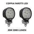 Produktbild: Paar Scheinwerfer LED Runde 20W 2000 Lumen VX100-WD Offroad Boot Auto 4X4
