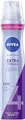 Produktbild: NIVEA Extra Strong Styling Spray, stärkendes Haarspray mit Panthenol & Vitamin B3, zuverlässiger Haarlack für Stylings mit 24h Halt (Haltestufe 4), veganes Pflegespray (250 ml)